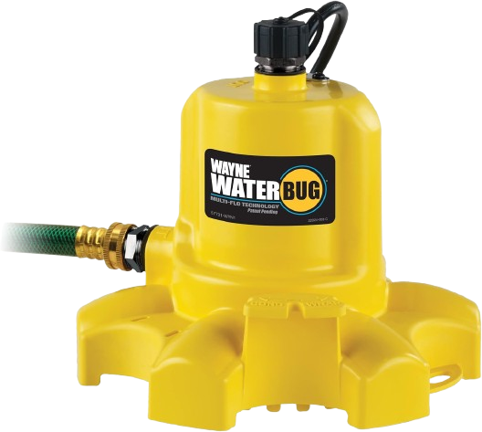 WaterBUG Submersible Pump with Multi-Flo Technology